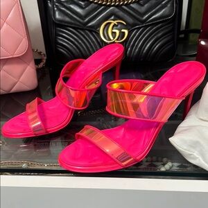 Christian Louboutin Pink Heeled Sandals